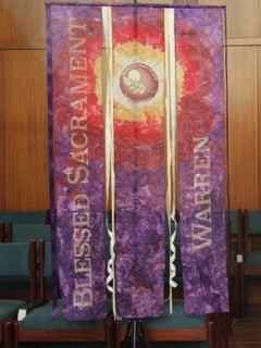 Parish Processional Banner 
for Chrism Mass
Blessed Sacrament
Warren, OH
2016