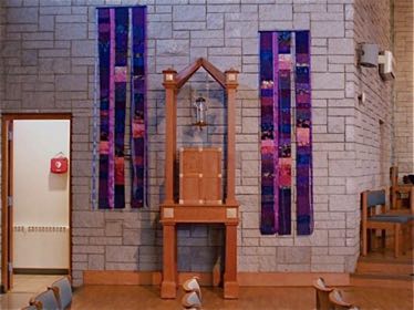 Advent Celebrate!
5' banners hung on left wall
St Mathias
Somerset, NJ