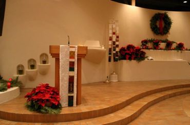 Christmas Reflect! Ambo parament
OL of the Most Holy Rosary
Albuquerque, NM