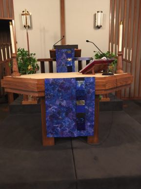 Advent Celebrate! wall hangings 
Reflect! paraments
Resurrection Lutheran
Ankeny, IA
2018