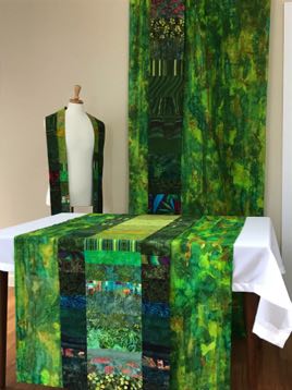 Green Reflect Panel, Altar Parament & Stole
Kilohana UMC
Honolulu, HI
2018