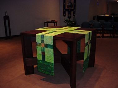 Green Renew! parament
Altar